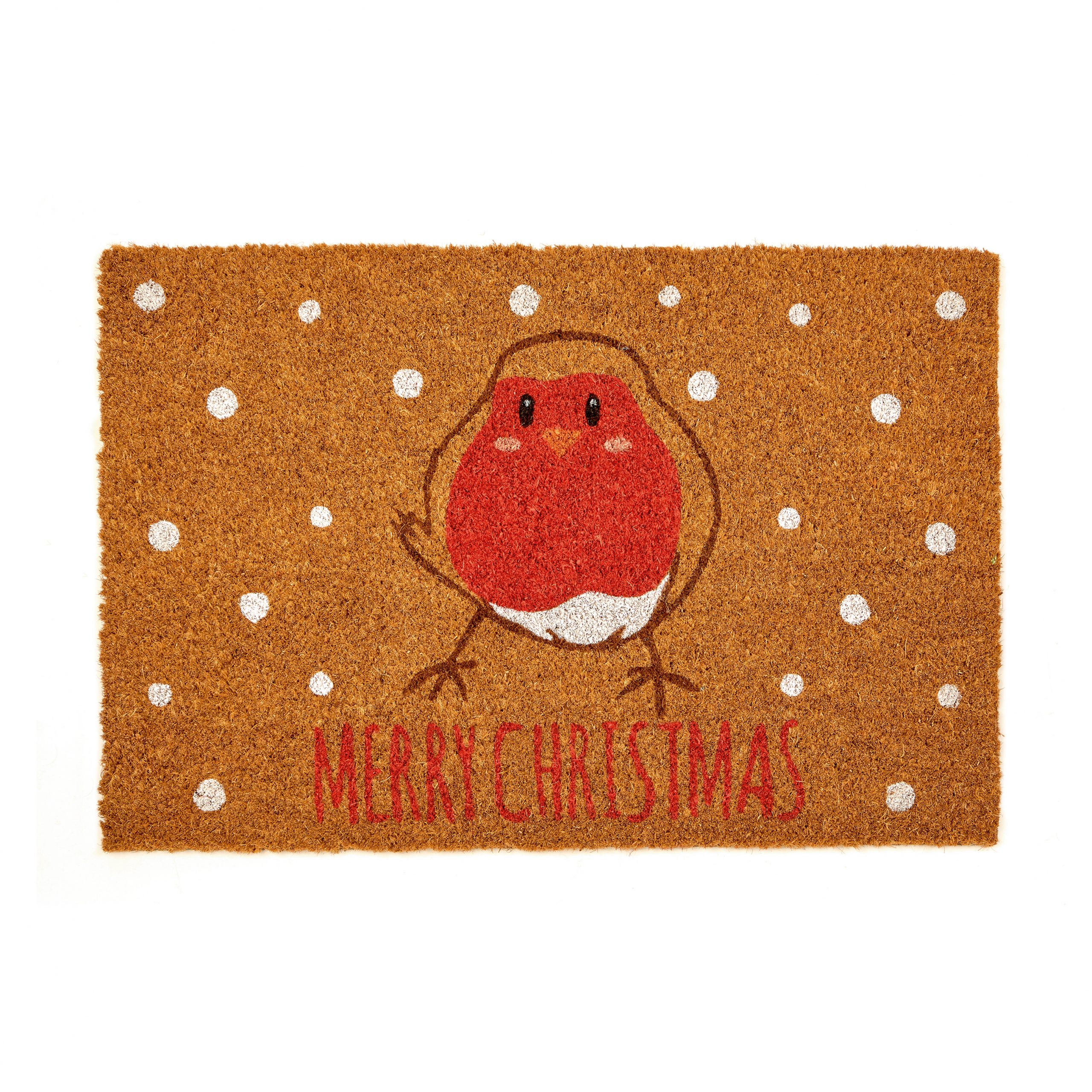 Christmas Robin Door Mat 40x60cm