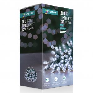 200 Battery Outdoor Timelights White