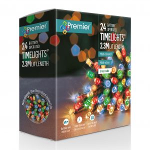 Multi-action Battery Operated Multi-Colour LED Lights 24