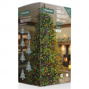 1000 LED Treebrights Multi-coloured with Timer