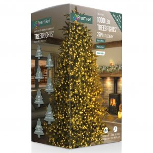 1000 LED Treebrights Warm White with Timer