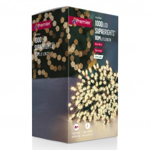 1000 M-A Supabrights Warm White & Timer