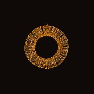 45cm Rose Gold Wreath