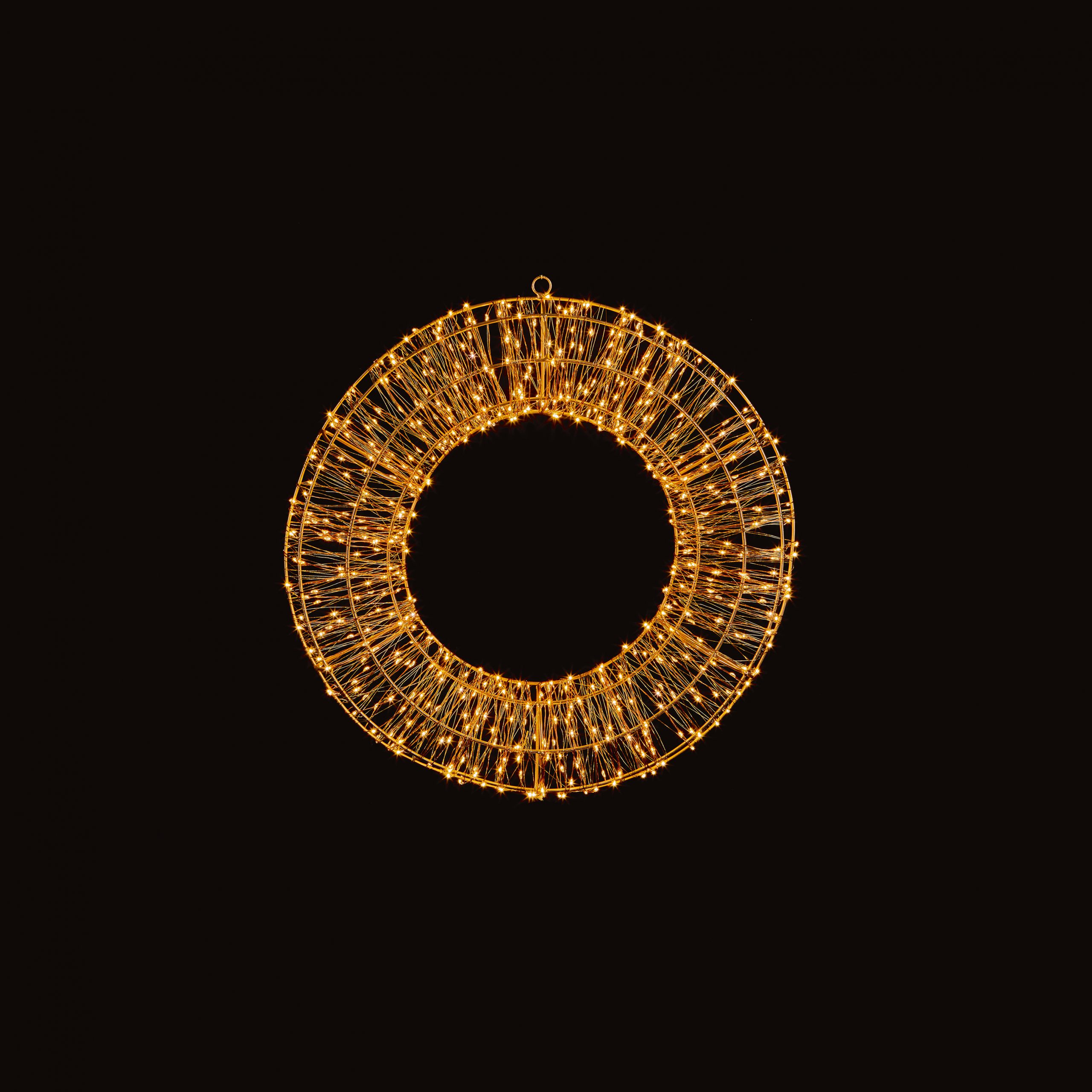 45cm Rose Gold Wreath