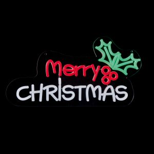 45cm Merry Christmas Dual-Usage Neon Sign