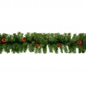 Garland with Berries and Pine Cones