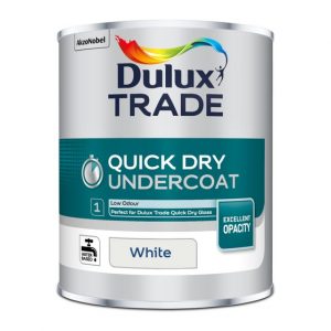 Dulux Trade White Undercoat Quick Dry 1 Litre