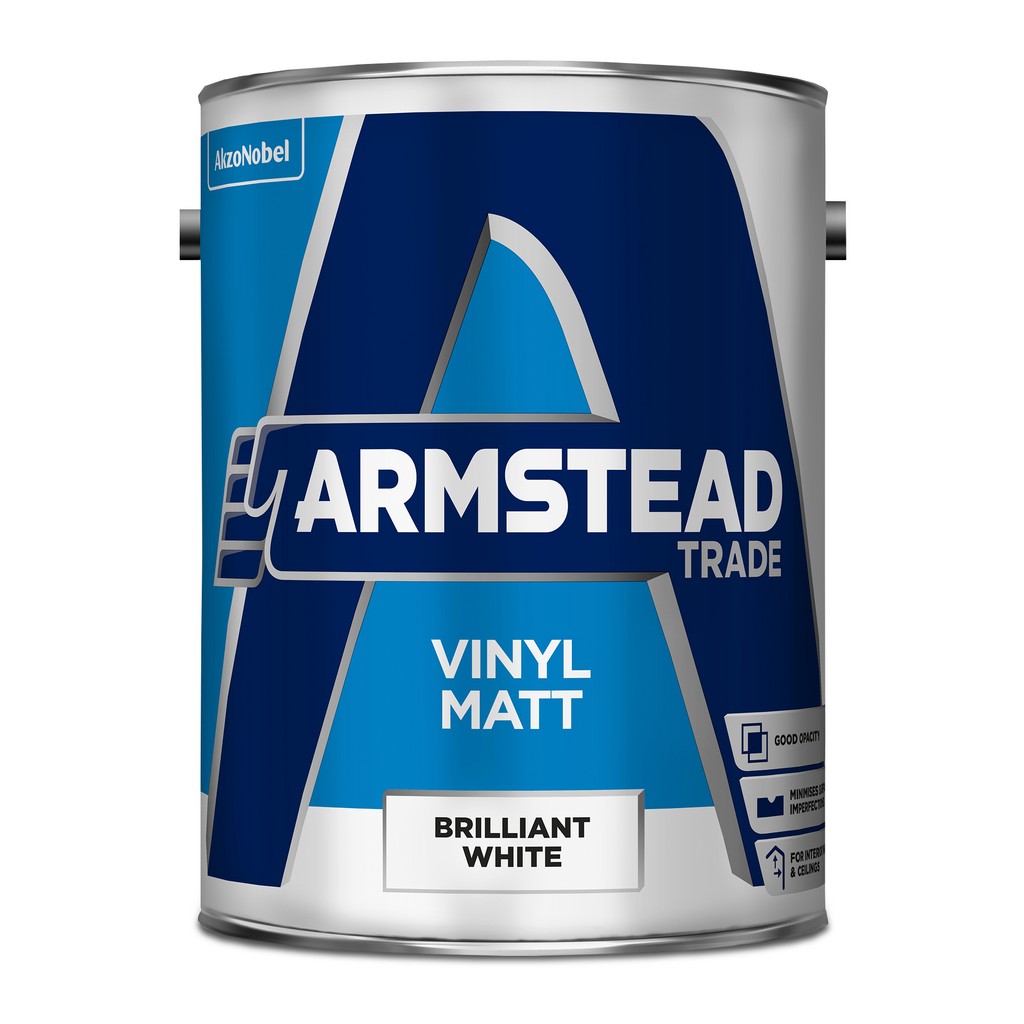 Armstead Trade Vinyl Matt Brilliant White 5L