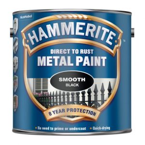 Hammerite Metal Paint Smooth Black 2.5L