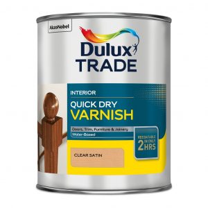 Dulux Trade Q/D Varnish Clear Satin 1L