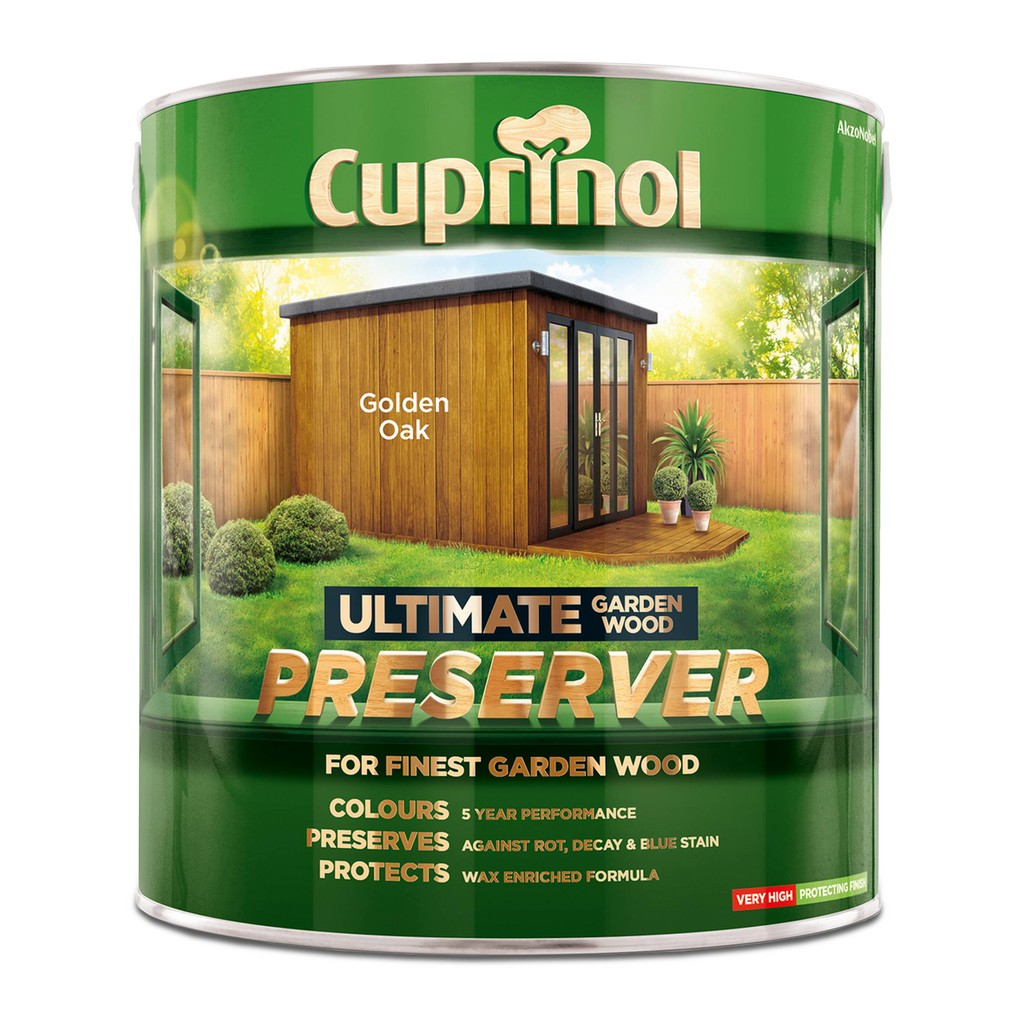 Cuprinol Ultimate Garden Wood Preserver Golden Oak