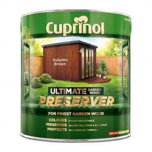 Cuprinol Ultimate Garden Wood Preserver Autumn Brown 4L