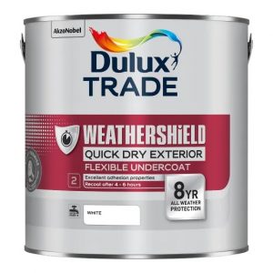 Dulux Trade W/Shield Q/D Ext. Undercoat White 2.5L