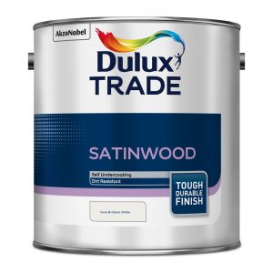 Dulux Trade Satinwood 2.5 Ltr PBW