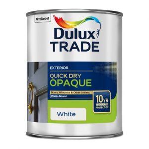 Dulux Trade Quick Dry Opaque White 1L