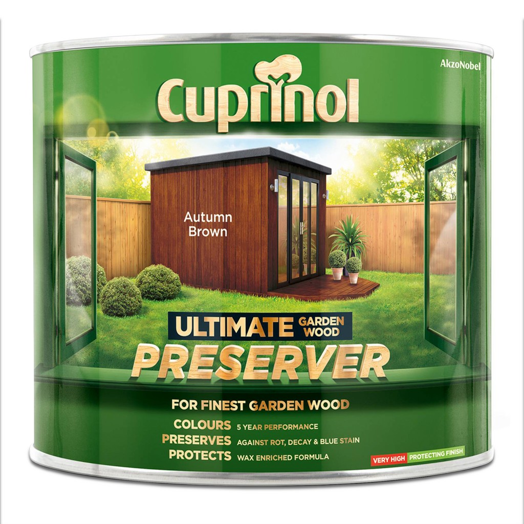 Cuprinol Garden Wood Preserver Autumn Brown 1L