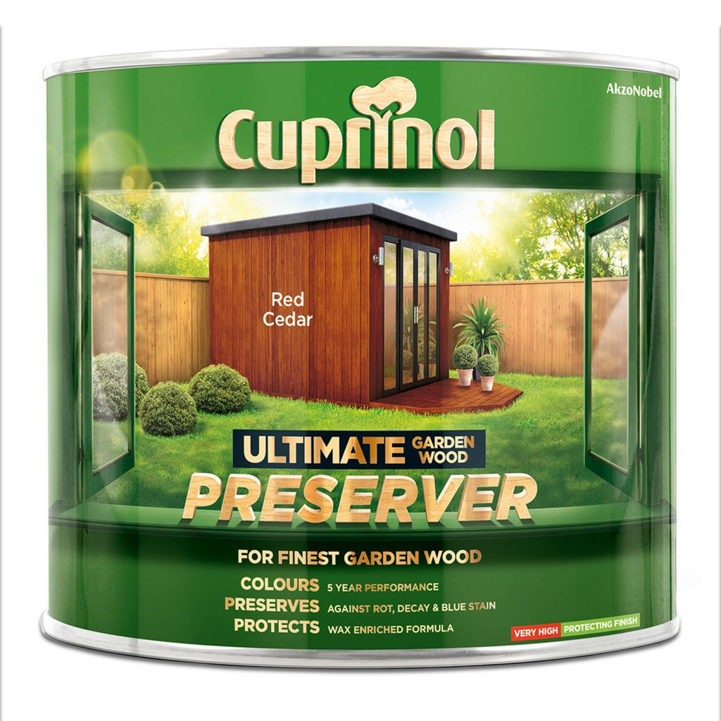 Cuprinol Garden Wood Preserver Red Cedar 1L