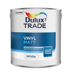 Dulux Trade Vinyl Matt White 2.5L