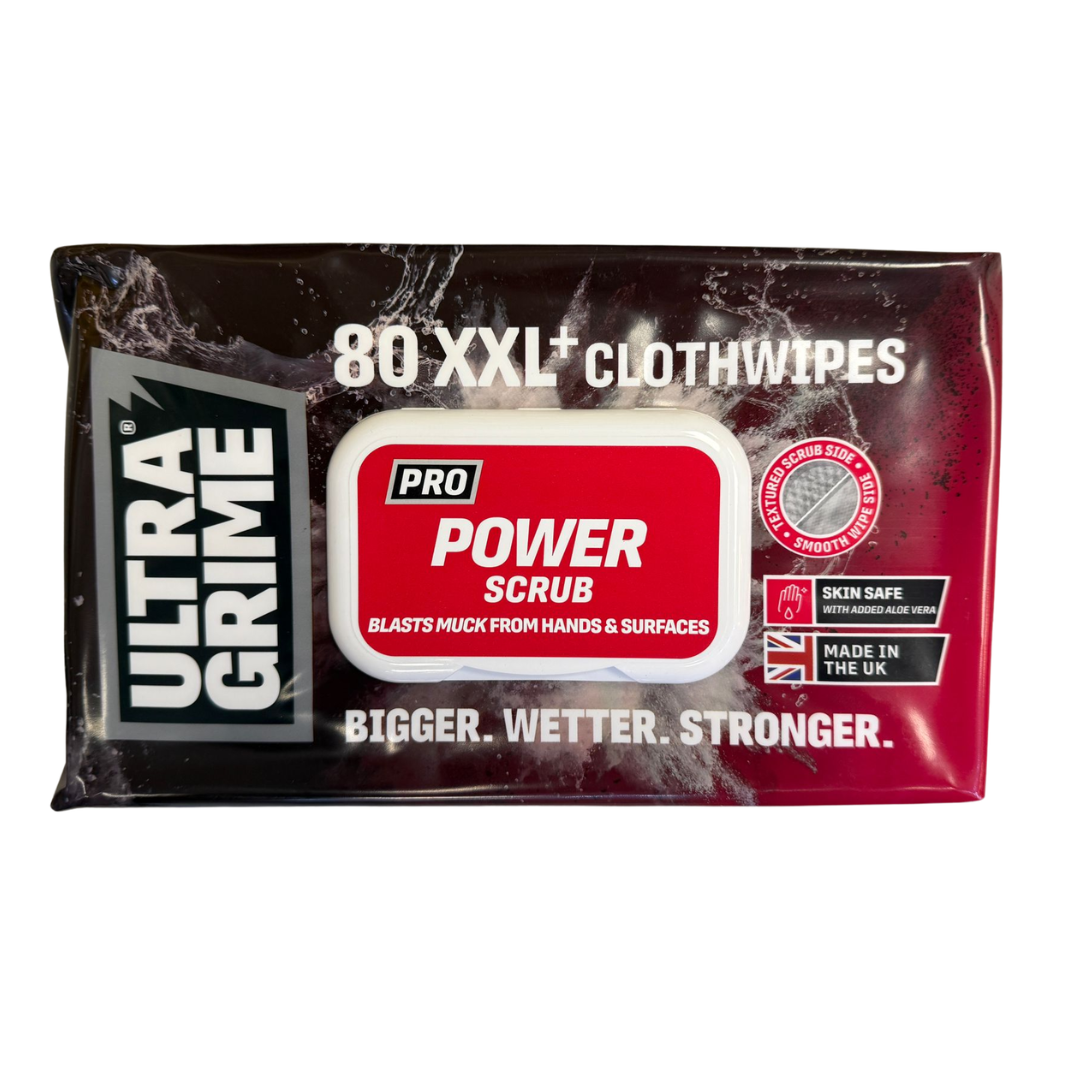 UltraGrime XXL Power Scrub 80 Wipes